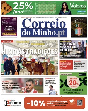Capa de Correio do Minho