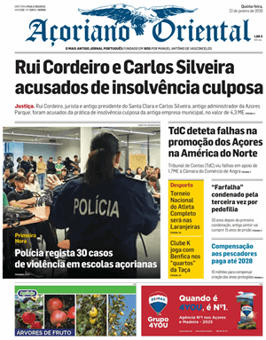 Capa de Açoriano Oriental