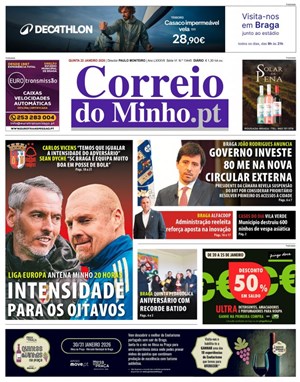 Capa de Correio do Minho
