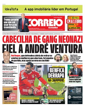 Capa de Correio da Manhã