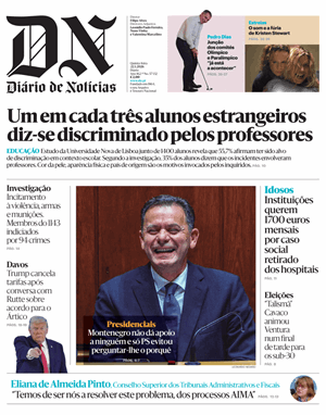 Capa de Diário de Notícias