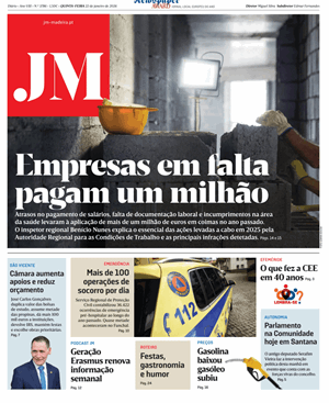 Capa de Jornal Madeira