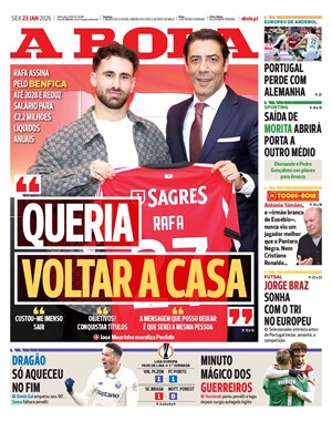 Capa de A Bola