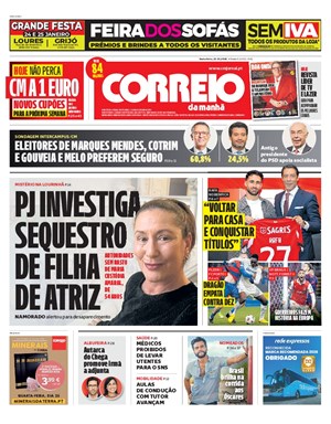 Capa de Correio da Manhã