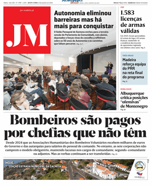 Capa de Jornal Madeira