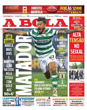Capa de A Bola