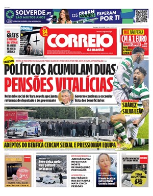 Capa de Correio da Manhã