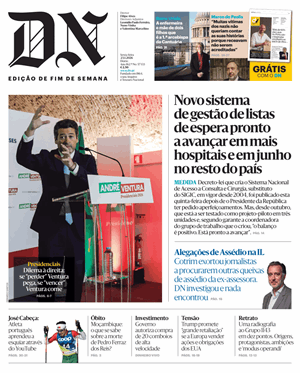 Capa de Diário de Notícias