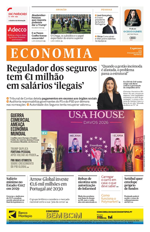 Capa de Expresso Economia