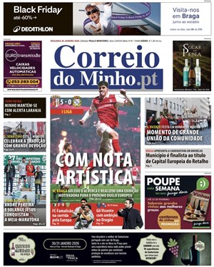 Capa de Correio do Minho