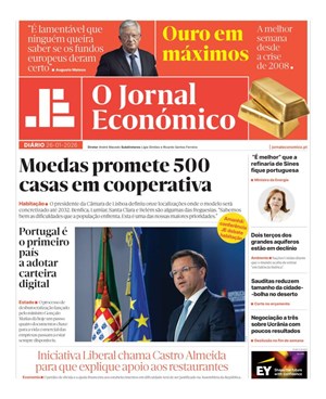 Capa de Jornal Económico