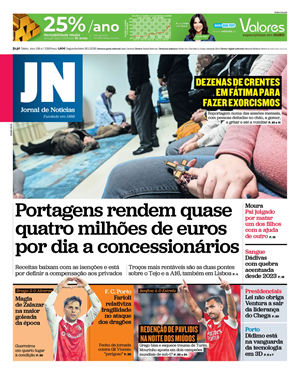Capa de Jornal de Notícias
