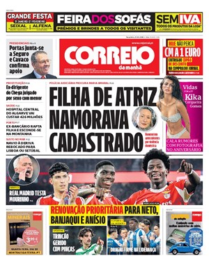 Capa de Correio da Manhã