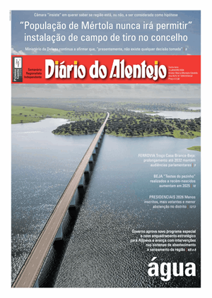 Capa de Diário do Alentejo