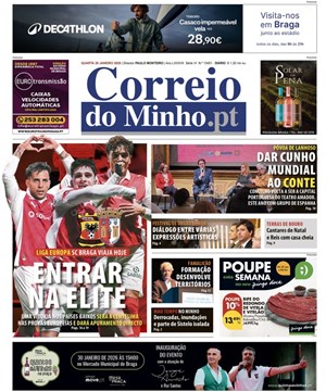 Capa de Correio do Minho