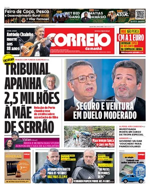 Capa de Correio da Manhã
