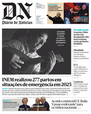 Capa de Diário de Notícias