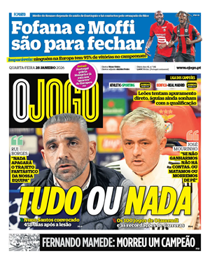 Capa de O Jogo