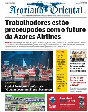 Capa de Açoriano Oriental