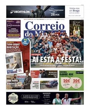 Capa de Correio do Minho