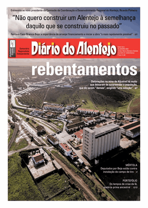 Capa de Diário do Alentejo