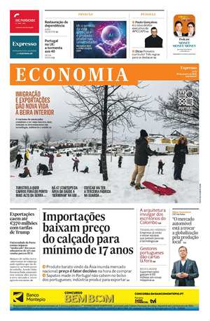 Capa de Expresso Economia