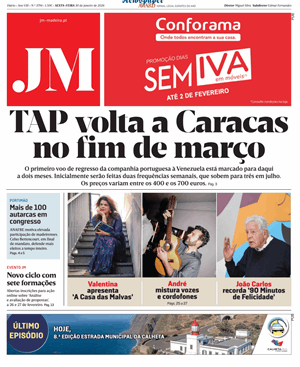 Capa de Jornal Madeira