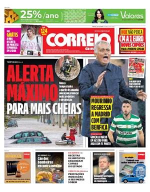 Capa de Correio da Manhã