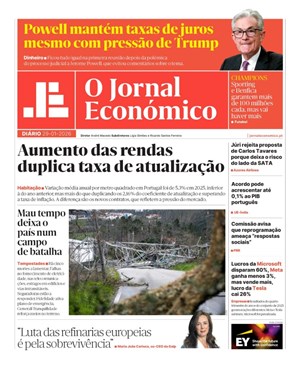 Capa de Jornal Económico