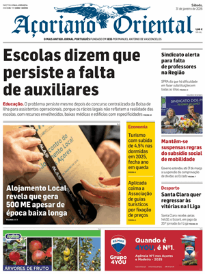 Capa de Açoriano Oriental