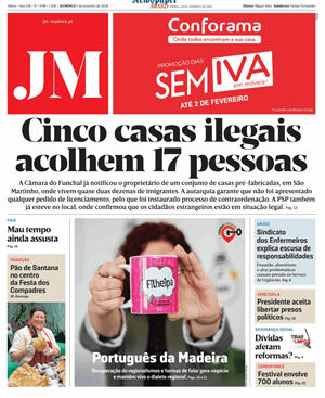 Capa de Jornal Madeira