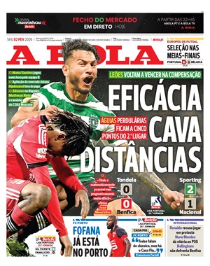 Capa de A Bola