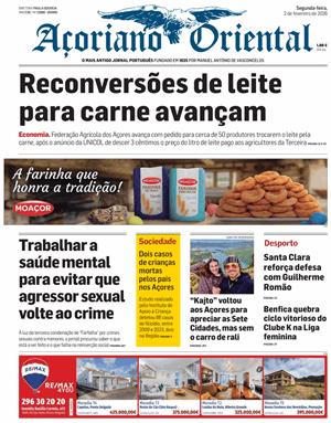 Capa de Açoriano Oriental