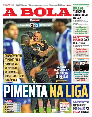 Capa de A Bola