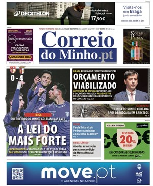 Capa de Correio do Minho