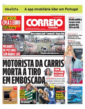 Capa de Correio da Manhã