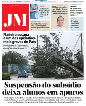 Capa de Jornal Madeira