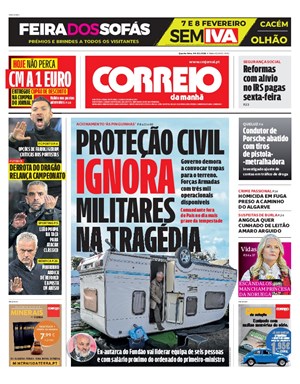 Capa de Correio da Manhã