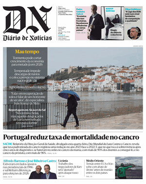 Capa de Diário de Notícias