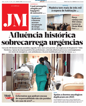 Capa de Jornal Madeira