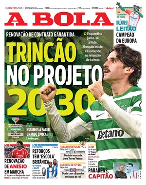 Capa de A Bola