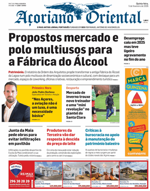 Capa de Açoriano Oriental