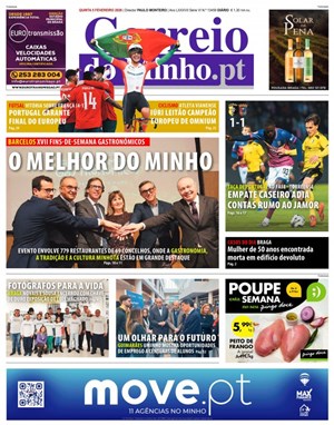 Capa de Correio do Minho
