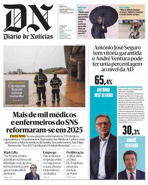 Capa de Diário de Notícias