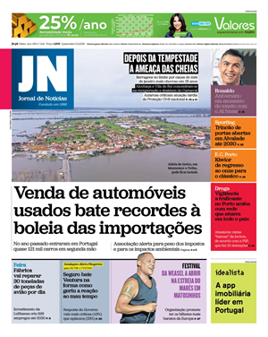 Capa de Jornal de Notícias