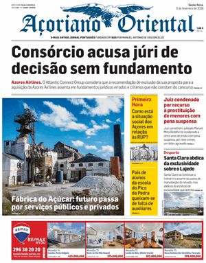 Capa de Açoriano Oriental