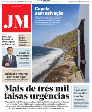 Capa de Jornal Madeira