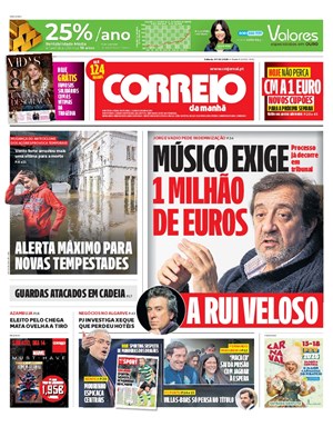 Capa de Correio da Manhã