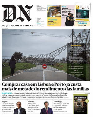Capa de Diário de Notícias