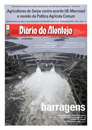 Capa de Diário do Alentejo
